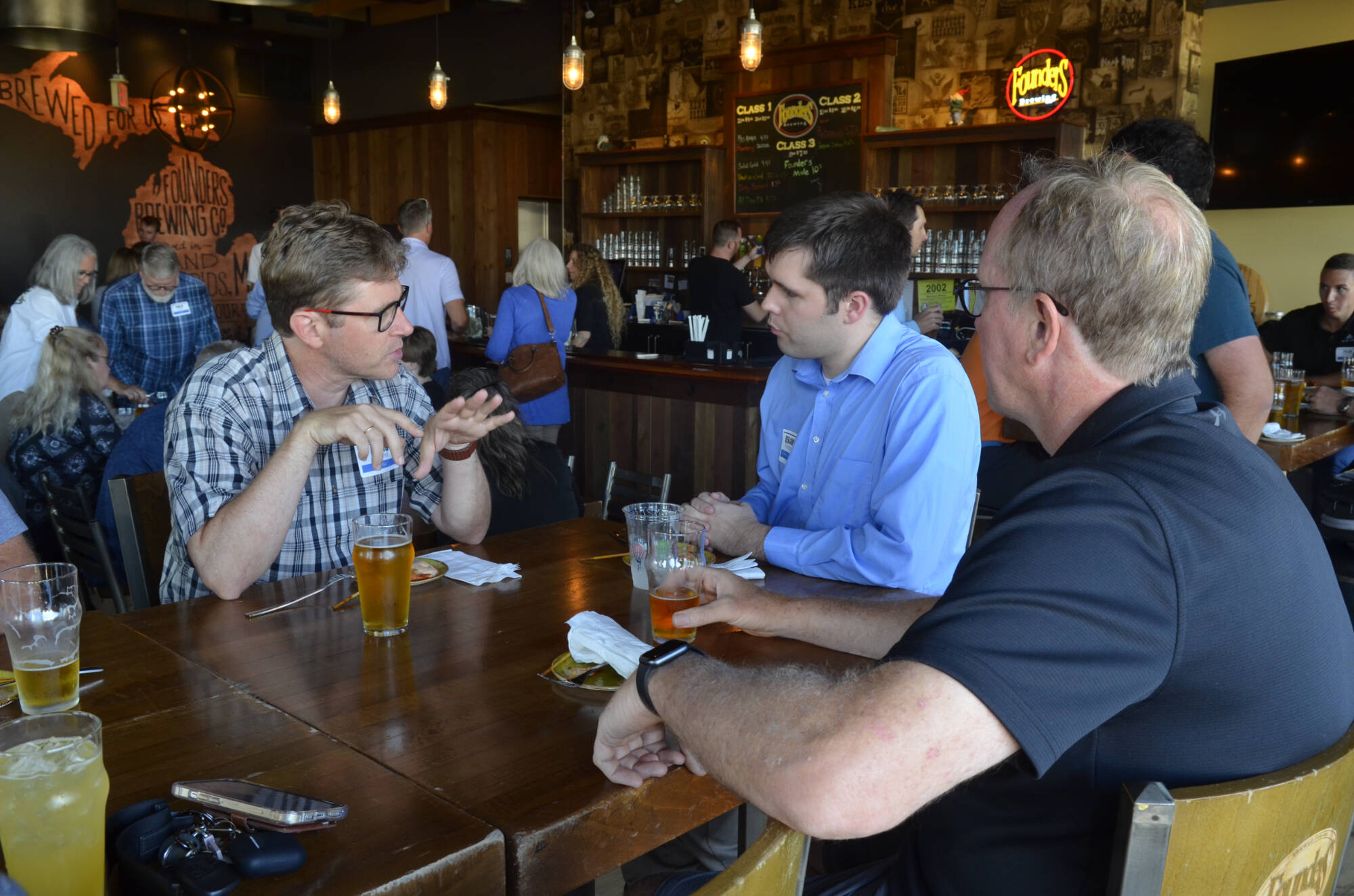 Alumni Social Mixer at Founders Brewing, August 2023